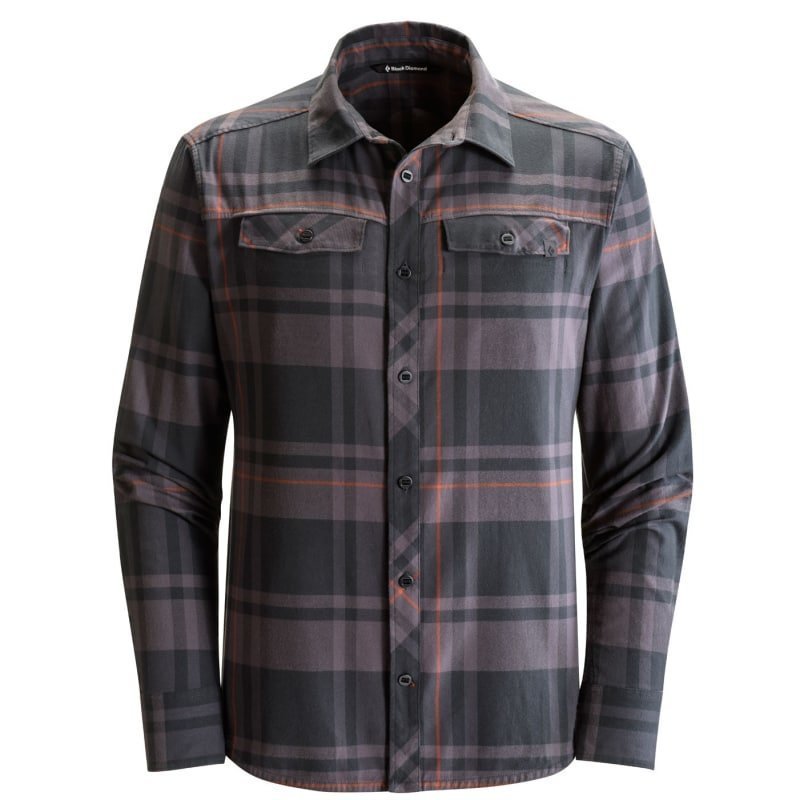 Black Diamond L/S Technician Shirt XL Black- Slate Plaid