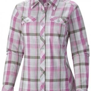 Columbia Camp Henry Long Sleeve Shirt Pink L