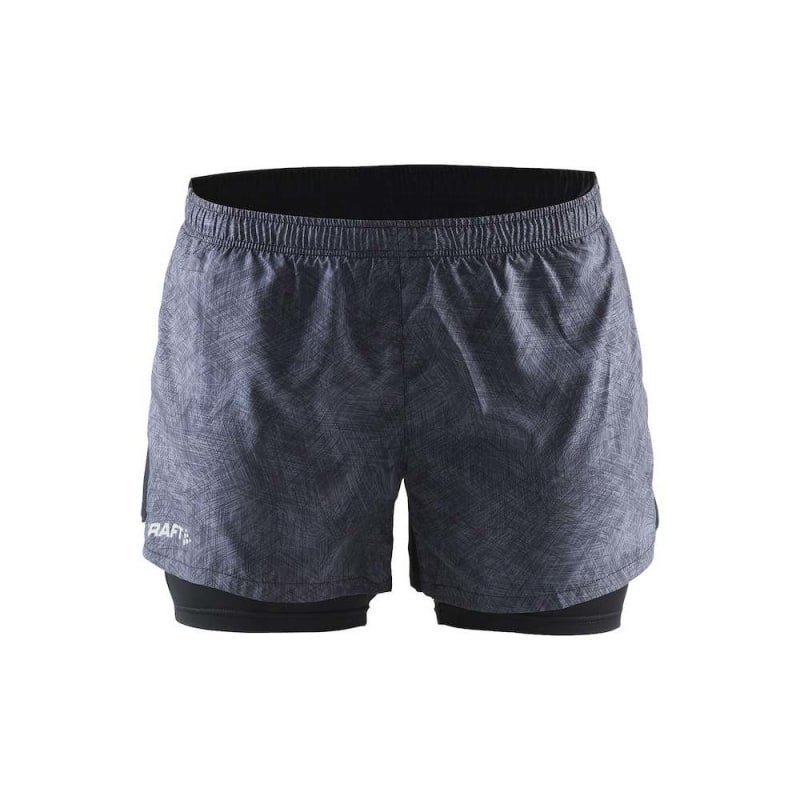 Craft Focus 2-1 Shorts W XXL P Line Black