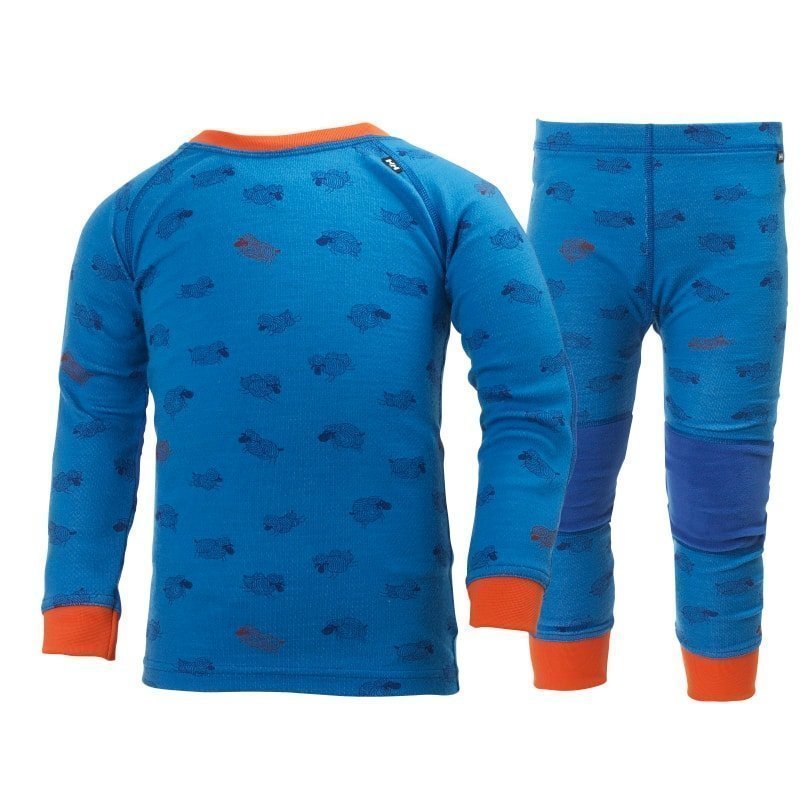 Helly Hansen K HH Warm Set 2 104 Racer Blue Print