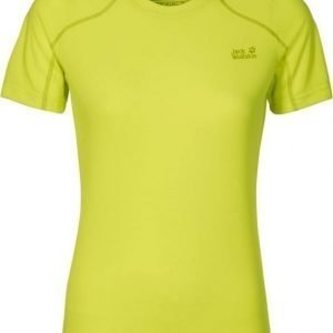 Jack Wolfskin Helium Chill T-Shirt Keltainen XS