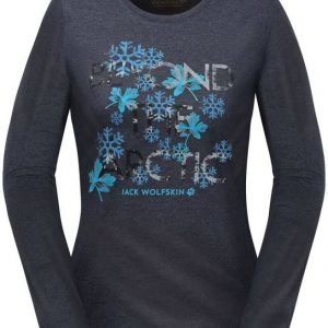 Jack Wolfskin Ice Crystal Longsleeve Tummansininen XS