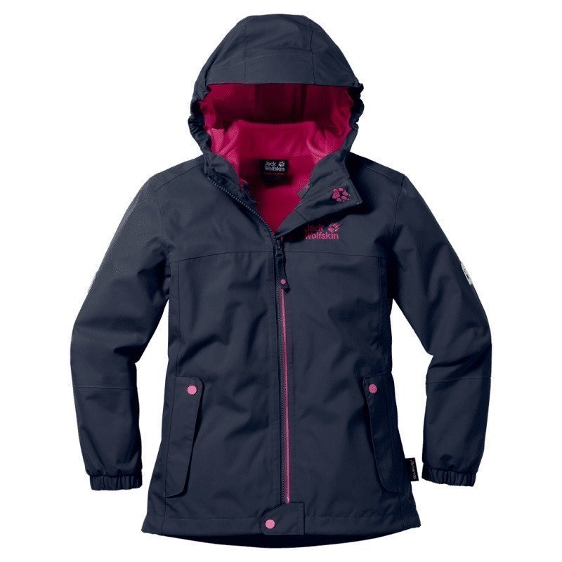 Jack Wolfskin Iceland 3In1 Girls 104 Night Blue