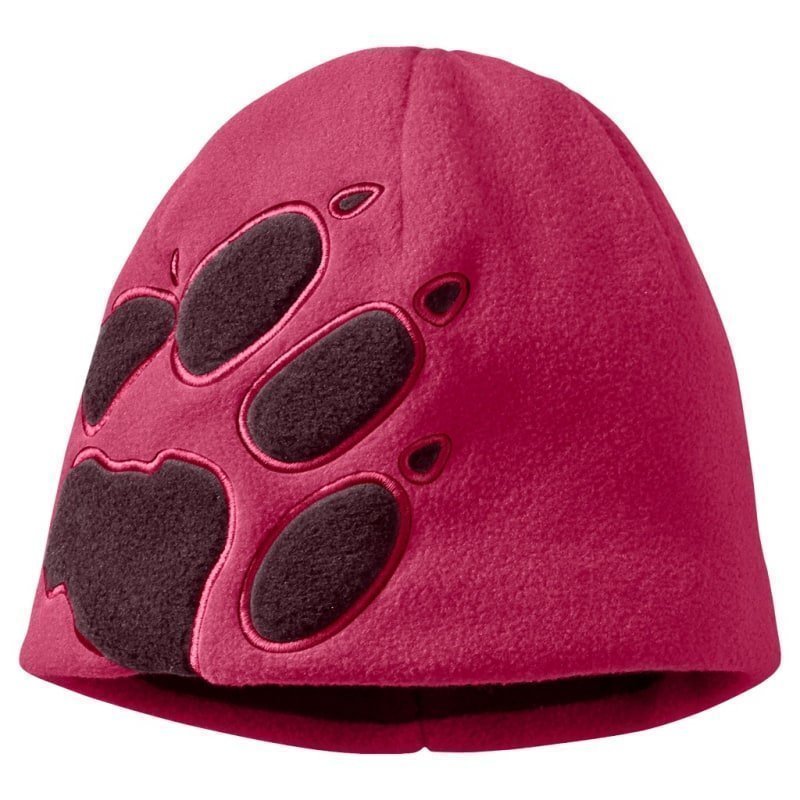 Jack Wolfskin Kids Front Paw Hat 1SIZE Azalea Red