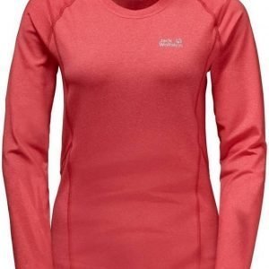 Jack Wolfskin Silver Sky Longsleeve Punainen XS