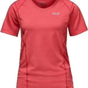 Jack Wolfskin Silver Sky T-Shirt Punainen L