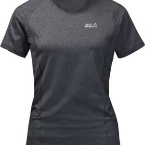 Jack Wolfskin Silver Sky T-Shirt Ruskea L