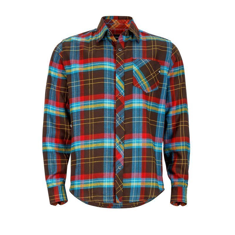 Marmot Anderson Flannel LS M/L Rich Brown