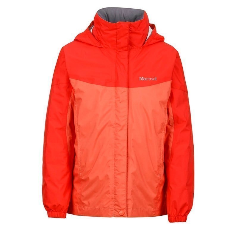 Marmot Girl's PreCip Jacket M EMBERGLOW/RED APPLE