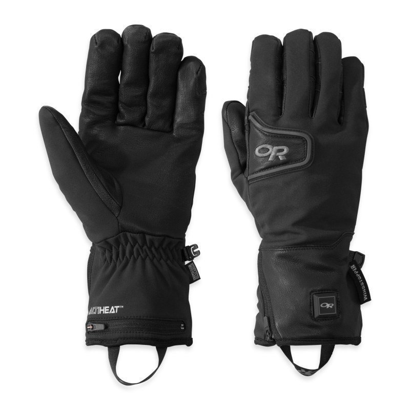 Outdoor Research Stormtracker Heated Gloves L Black