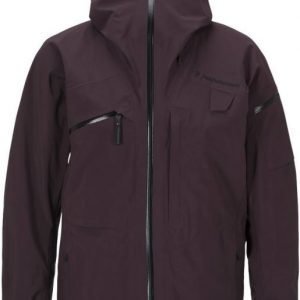 Peak Performance Heli Alpine Jacket Tummanpunainen L