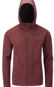 Rab Approach Hoody Tummanpunainen M