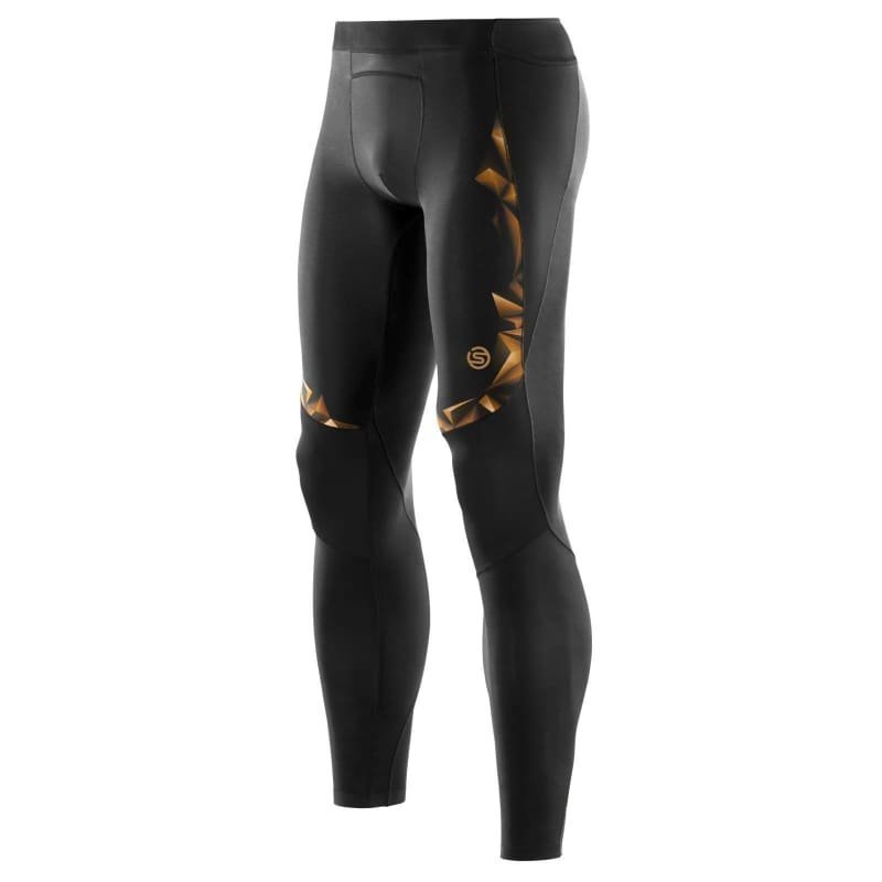 Skins A400 Mens Long Tights XL Black/Gold