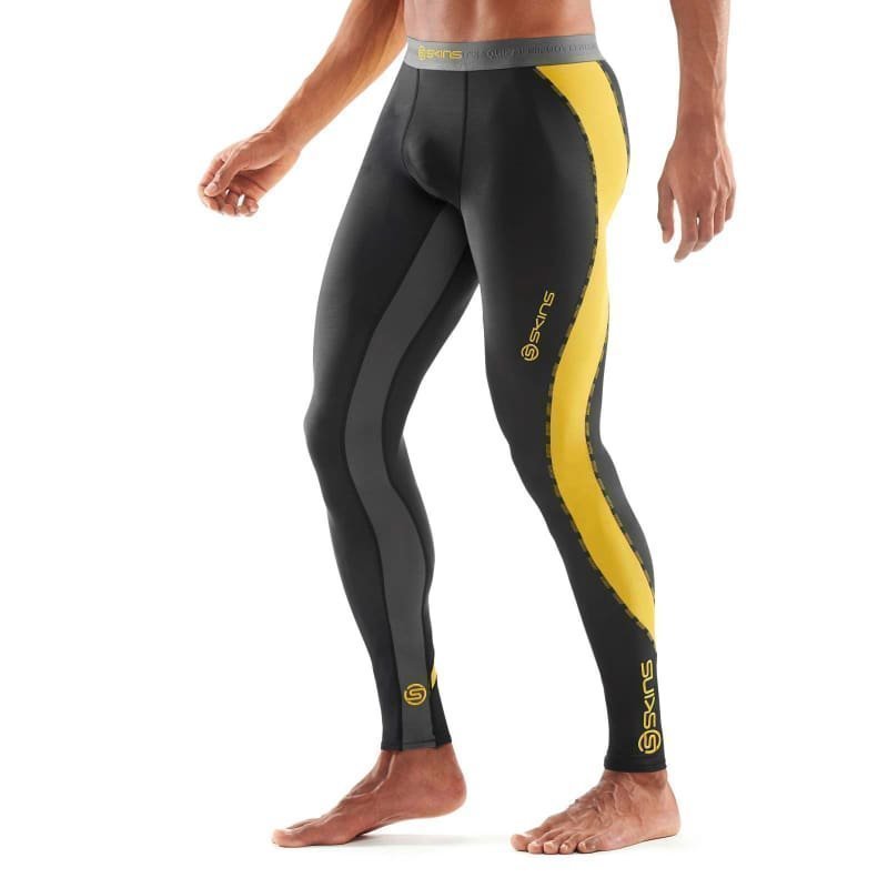 Skins DNAmic Men Long Tights XL Black/Citron