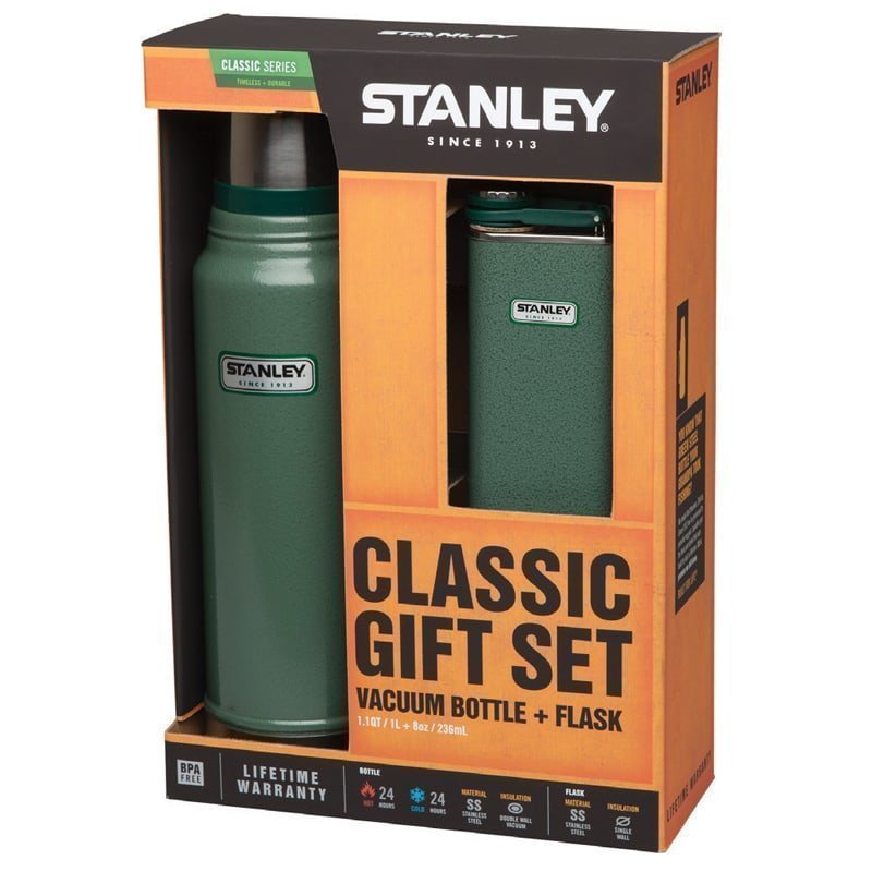 Stanley Classic 1L Bottle+Flask Gift