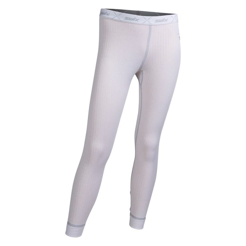 Swix RaceX bodyw pants Juniors 6 Bright White/Cold Grey