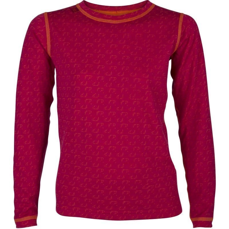 Ulvang 50Fifty round neck Jr 13 Persian Red/Red Orange