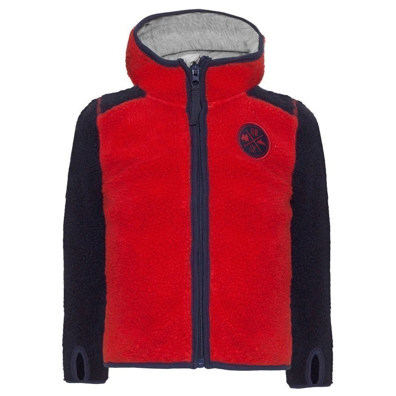 Urberg Kramfors Kid's Pile Fleece 158/164 Red/Blue